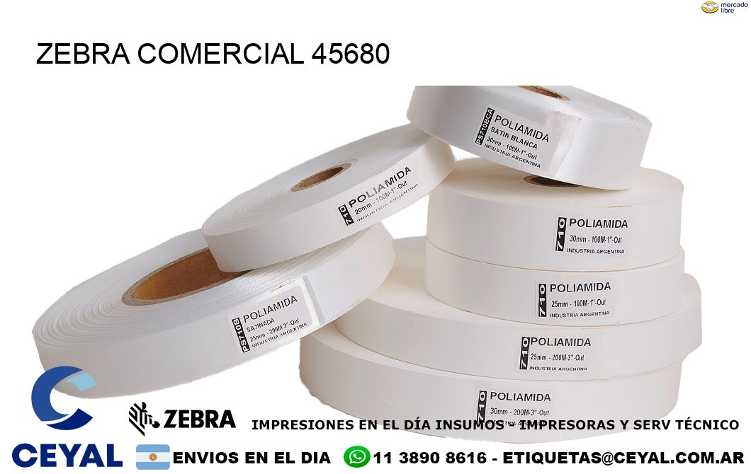 ZEBRA COMERCIAL 45680