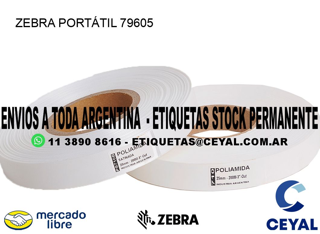 ZEBRA PORTÁTIL 79605