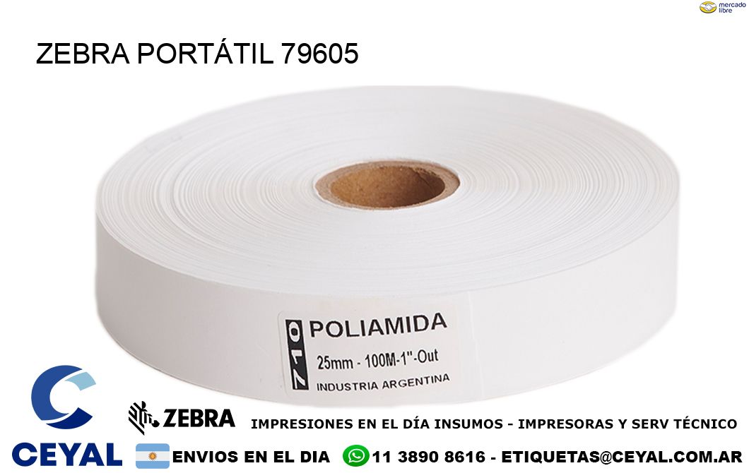 ZEBRA PORTÁTIL 79605