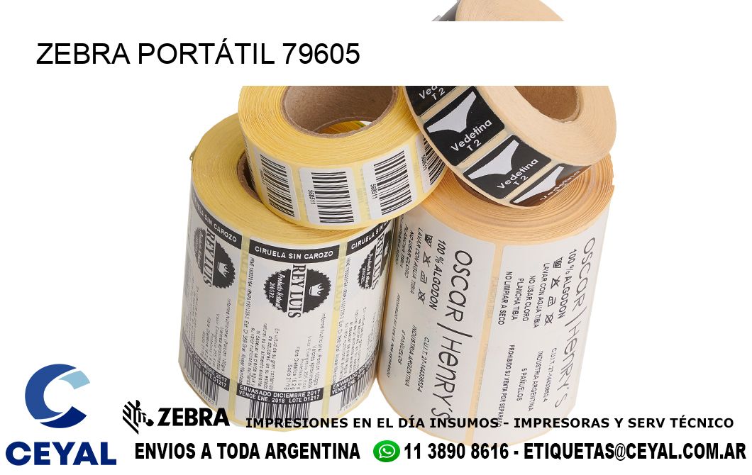 ZEBRA PORTÁTIL 79605