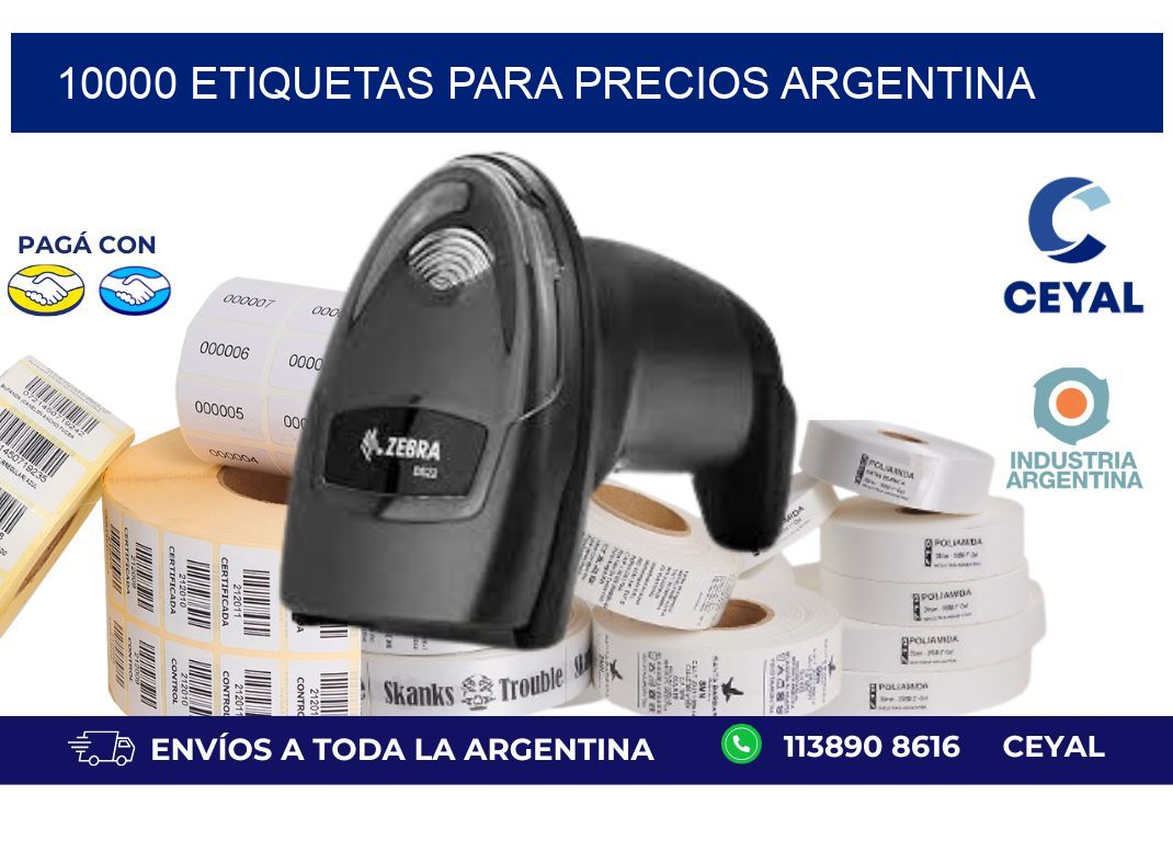 10000 ETIQUETAS PARA PRECIOS ARGENTINA