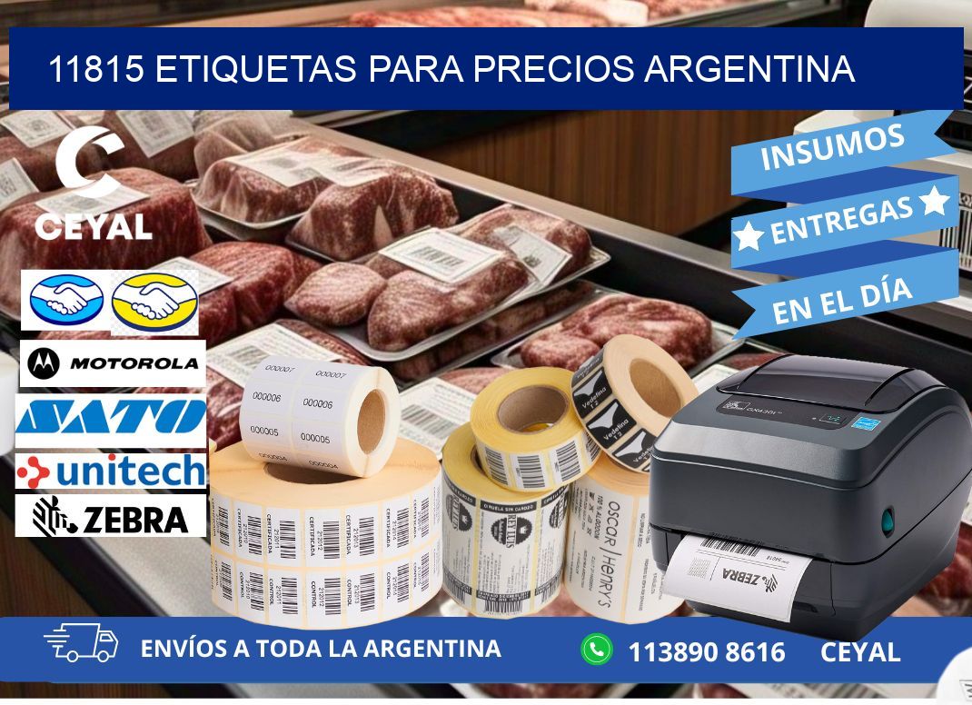11815 ETIQUETAS PARA PRECIOS ARGENTINA