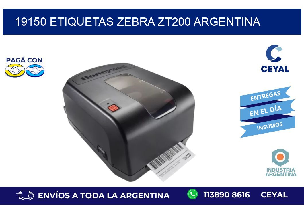 19150 etiquetas zebra zt200 argentina