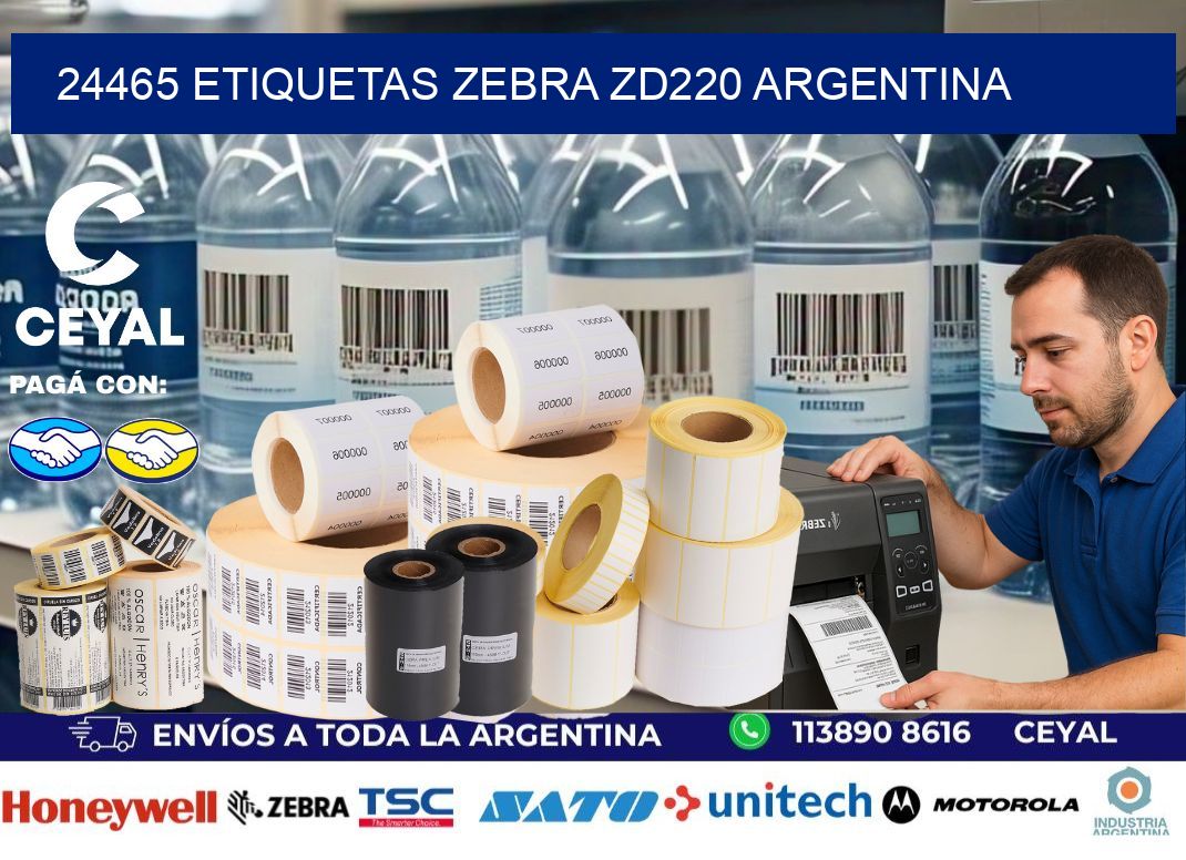 24465 etiquetas zebra zd220 argentina