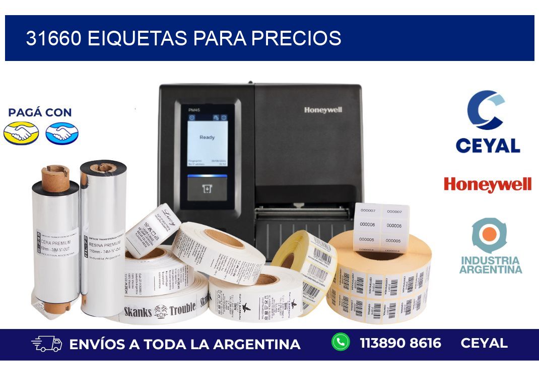 31660 EIQUETAS PARA PRECIOS