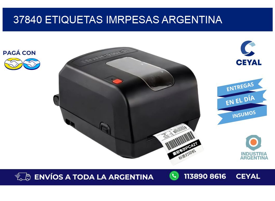 37840 etiquetas imrpesas argentina