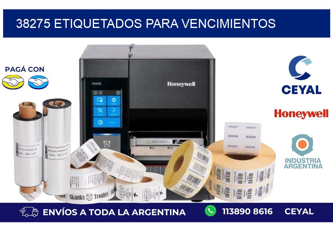 38275 ETIQUETADOS PARA VENCIMIENTOS