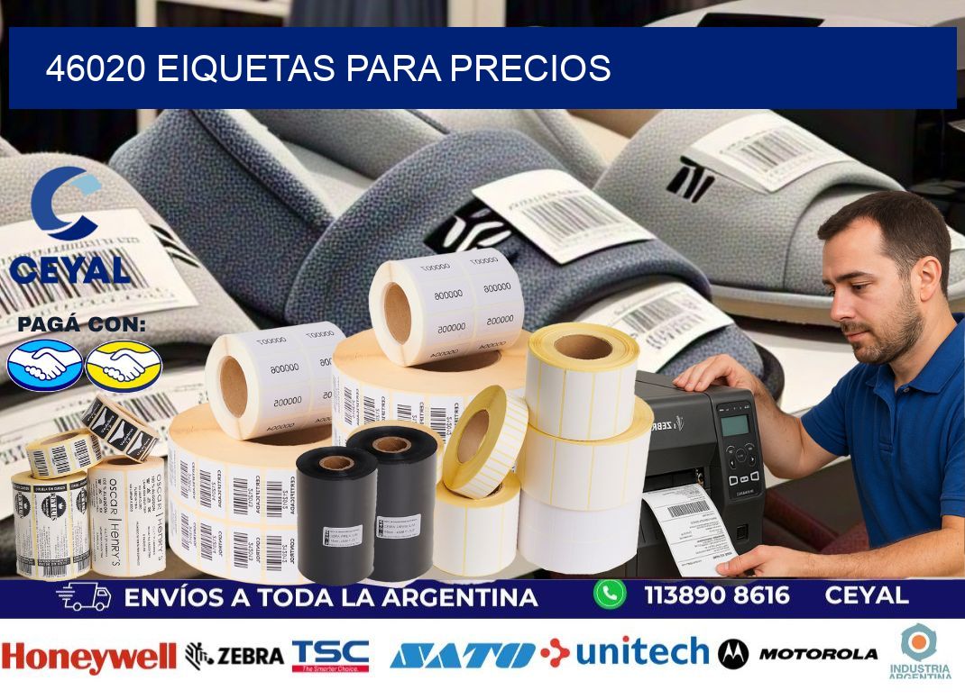 46020 EIQUETAS PARA PRECIOS