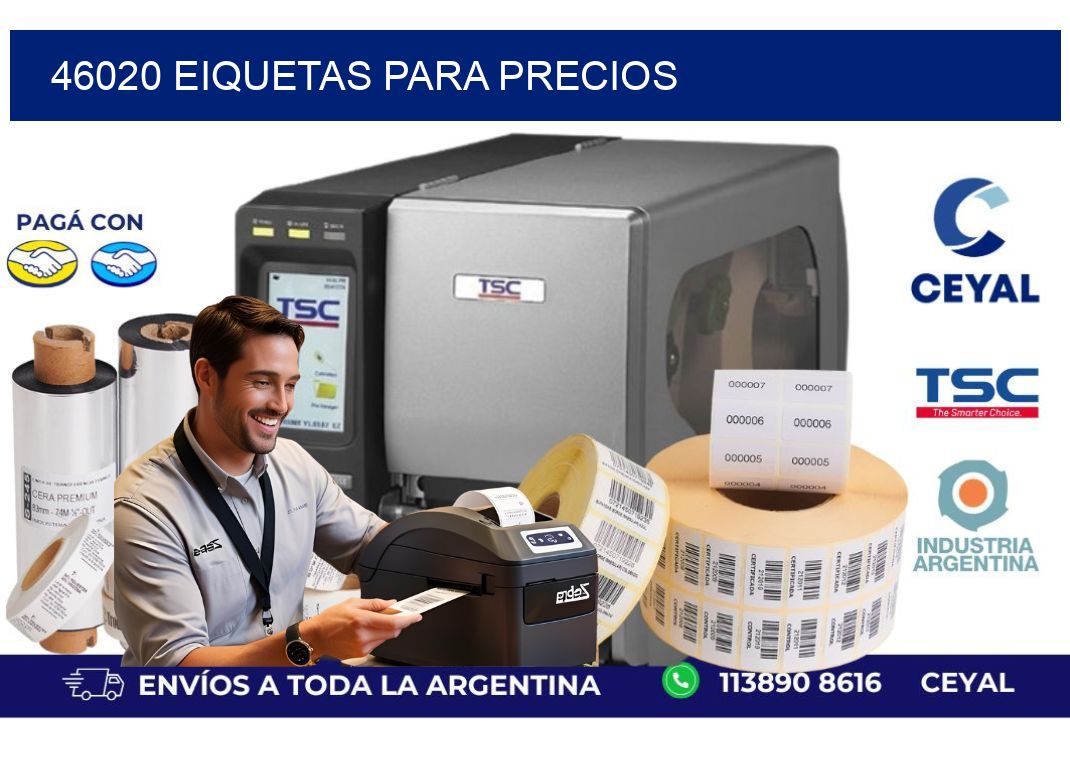 46020 EIQUETAS PARA PRECIOS