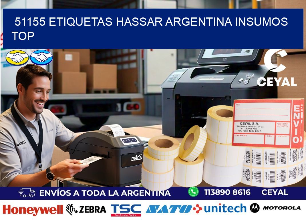 51155 etiquetas hassar argentina INSUMOS TOP