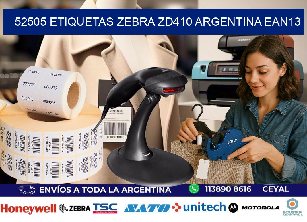 52505 etiquetas zebra zd410 argentina EAN13