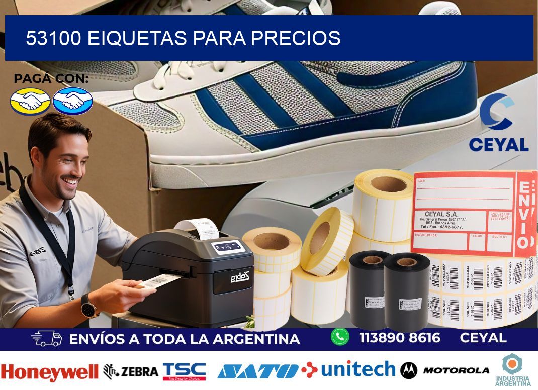 53100 EIQUETAS PARA PRECIOS