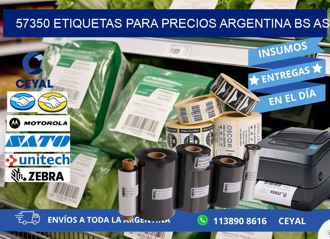 57350 ETIQUETAS PARA PRECIOS ARGENTINA BS AS