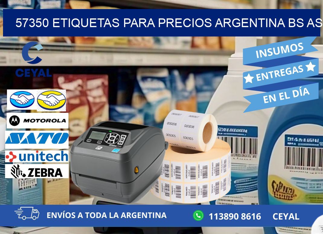 57350 ETIQUETAS PARA PRECIOS ARGENTINA BS AS