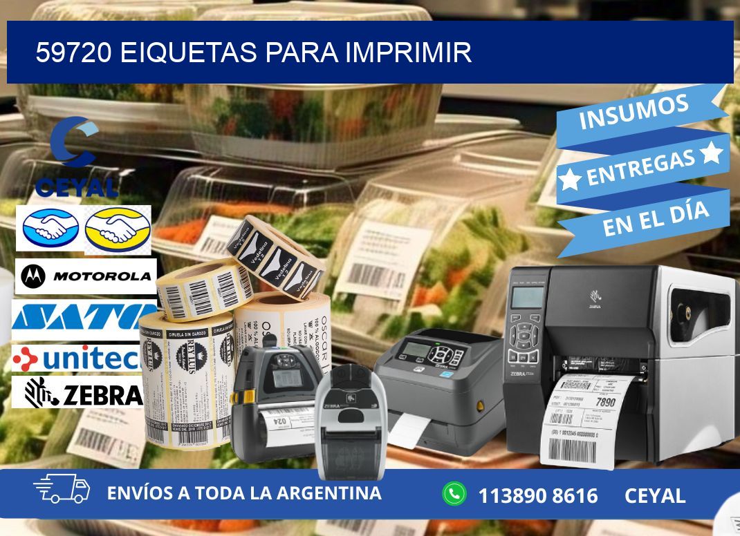 59720 EIQUETAS PARA IMPRIMIR