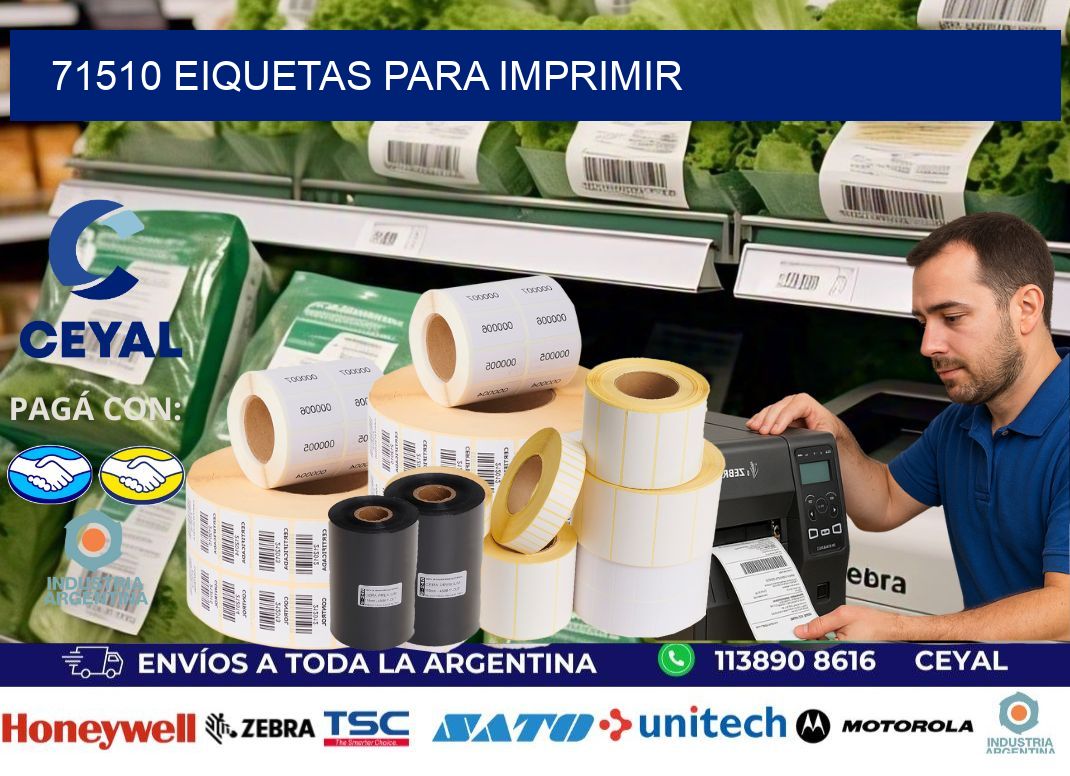 71510 EIQUETAS PARA IMPRIMIR
