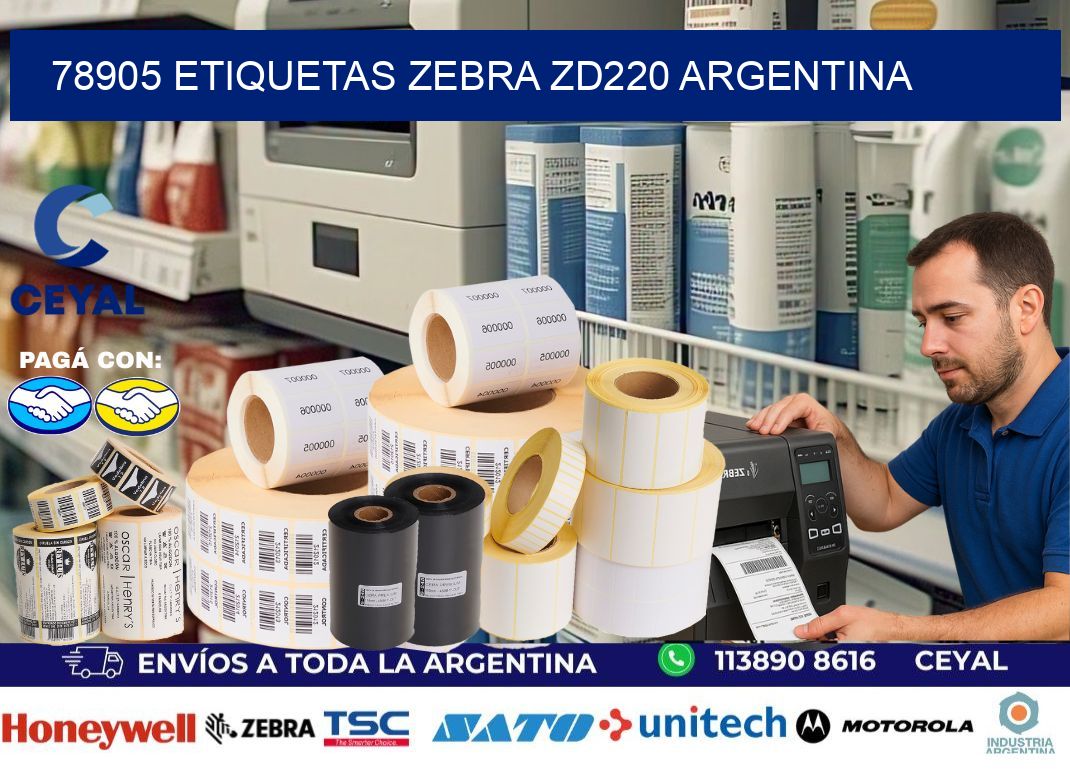 78905 etiquetas zebra zd220 argentina