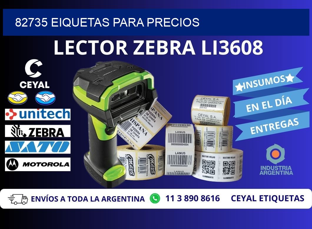 82735 EIQUETAS PARA PRECIOS