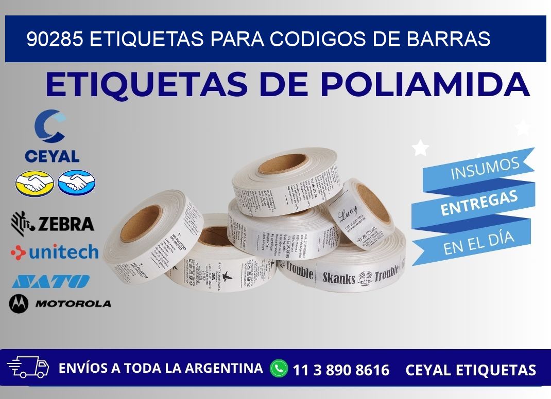 90285 ETIQUETAS PARA CODIGOS DE BARRAS