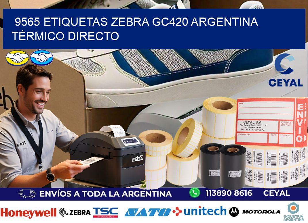 9565 etiquetas zebra gc420 argentina TÉRMICO DIRECTO
