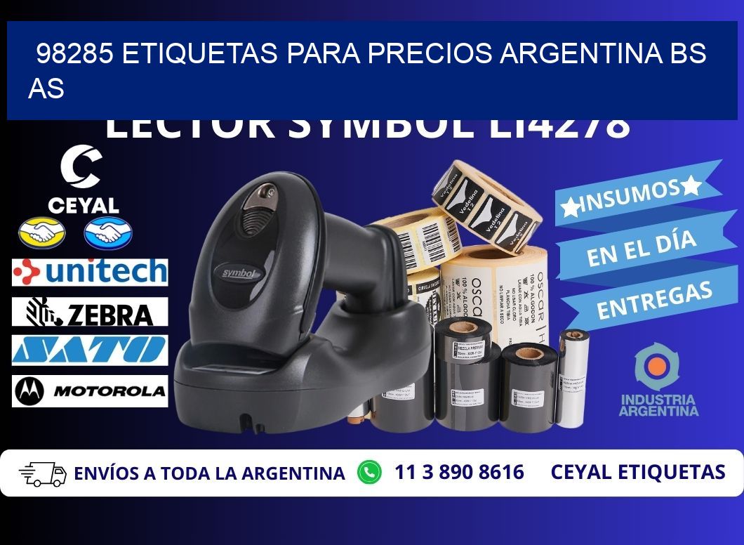 98285 ETIQUETAS PARA PRECIOS ARGENTINA BS AS