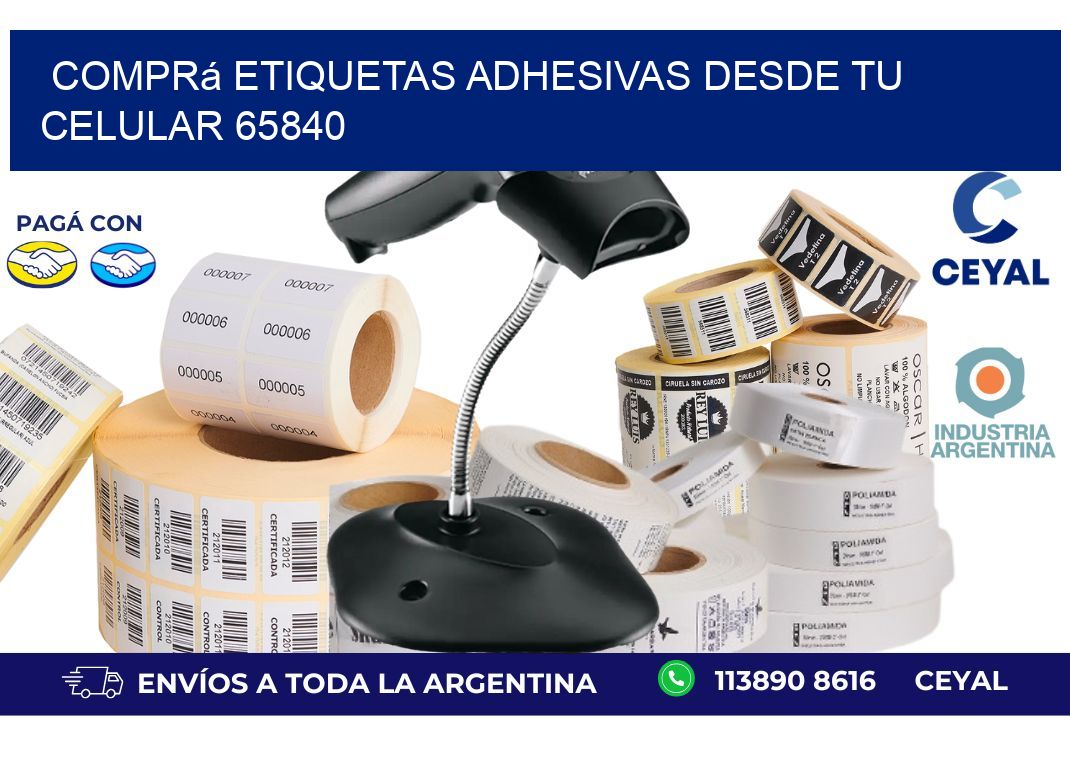 Comprá Etiquetas Adhesivas Desde tu Celular 65840