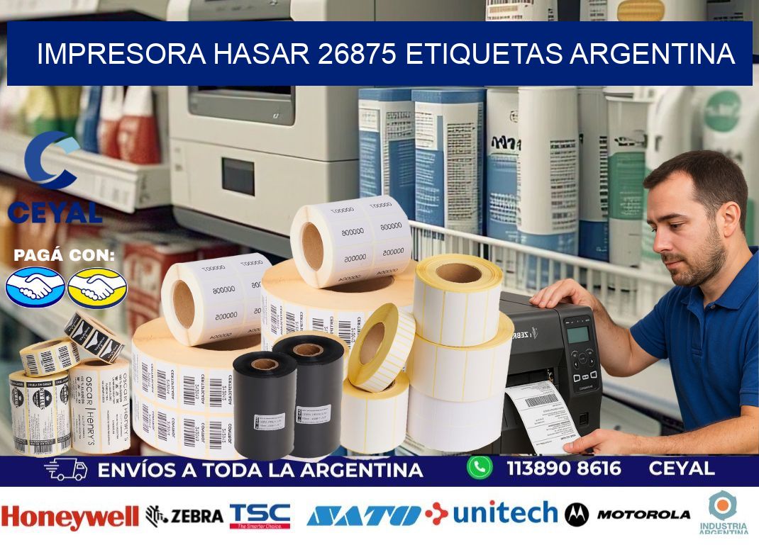 Impresora hasar 26875 etiquetas argentina