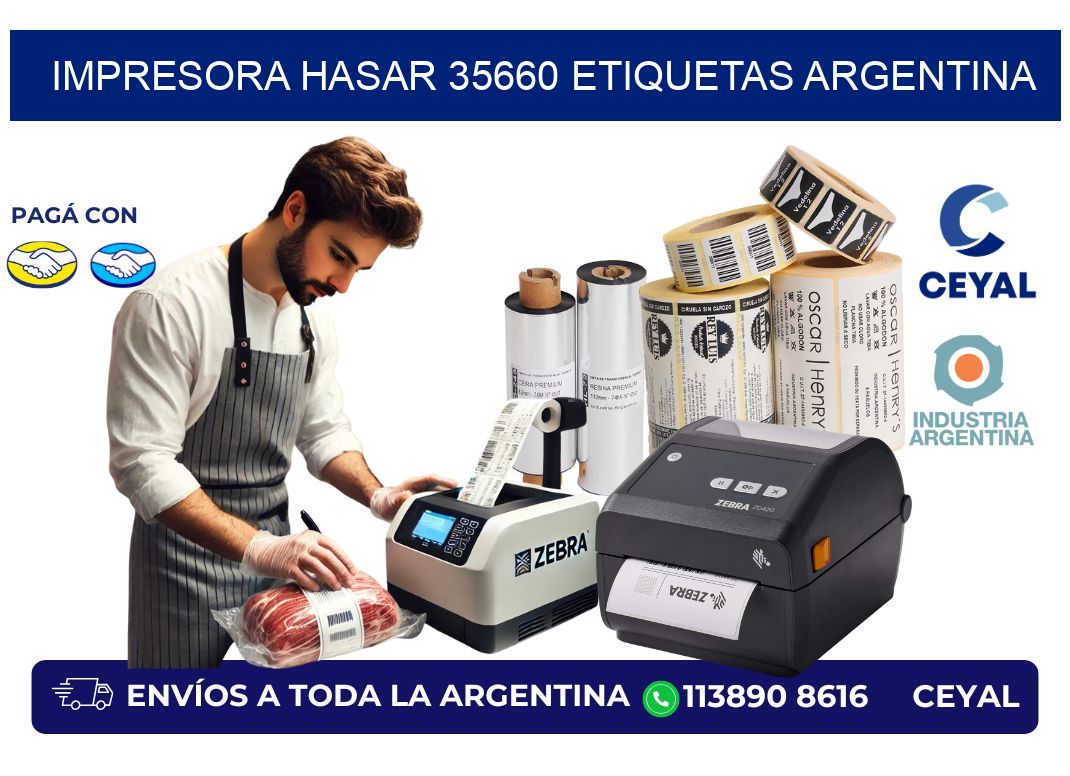 Impresora hasar 35660 etiquetas argentina