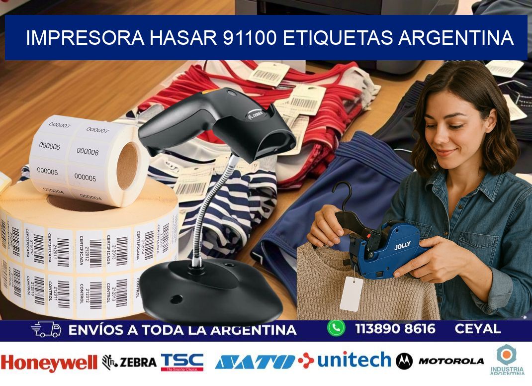 Impresora hasar 91100 etiquetas argentina