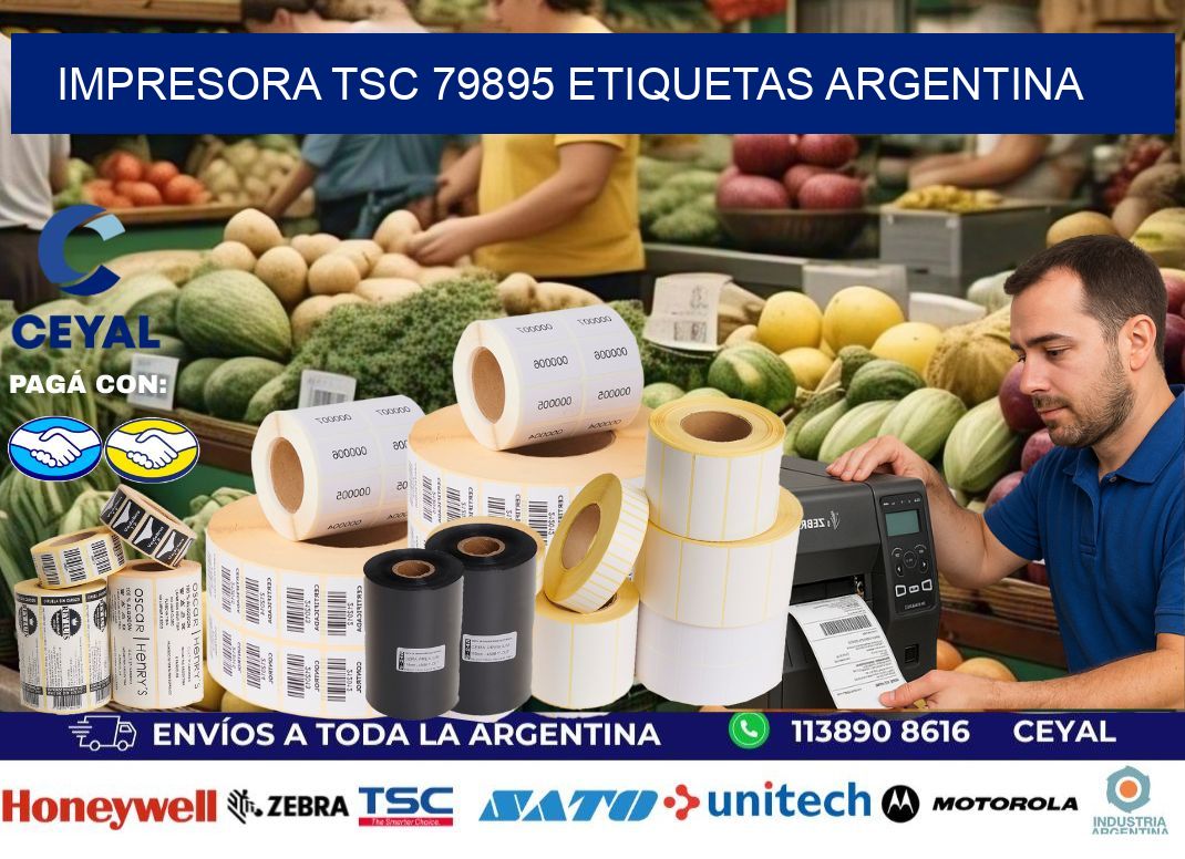 Impresora tsc 79895 etiquetas argentina