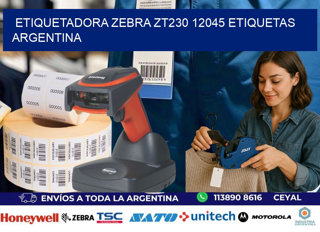 etiquetadora zebra zt230 12045 etiquetas argentina