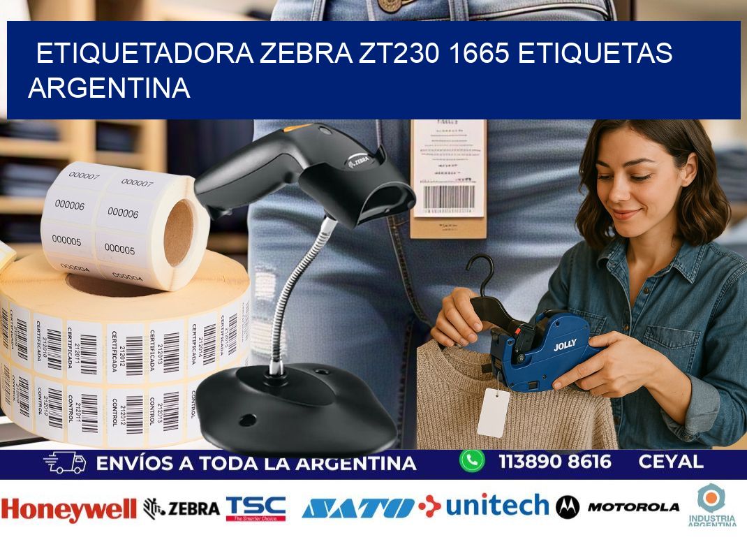 etiquetadora zebra zt230 1665 etiquetas argentina