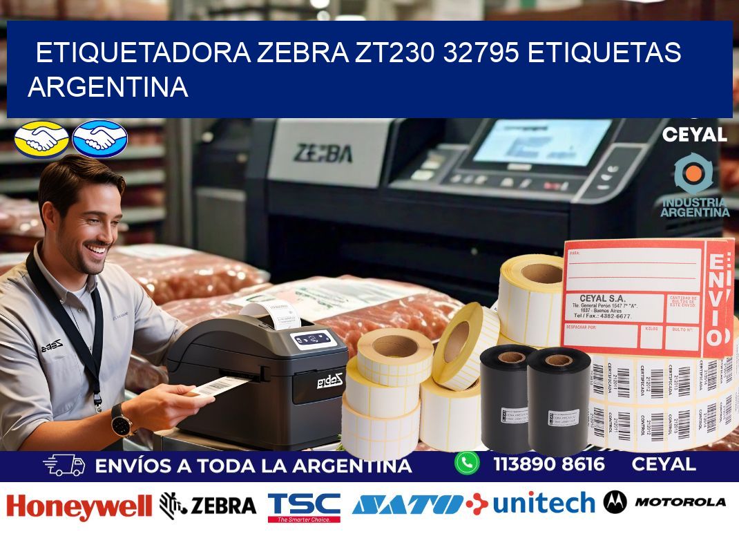 etiquetadora zebra zt230 32795 etiquetas argentina