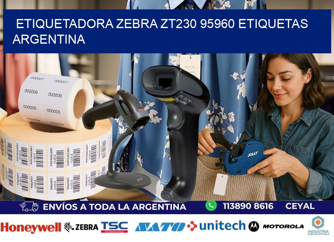 etiquetadora zebra zt230 95960 etiquetas argentina