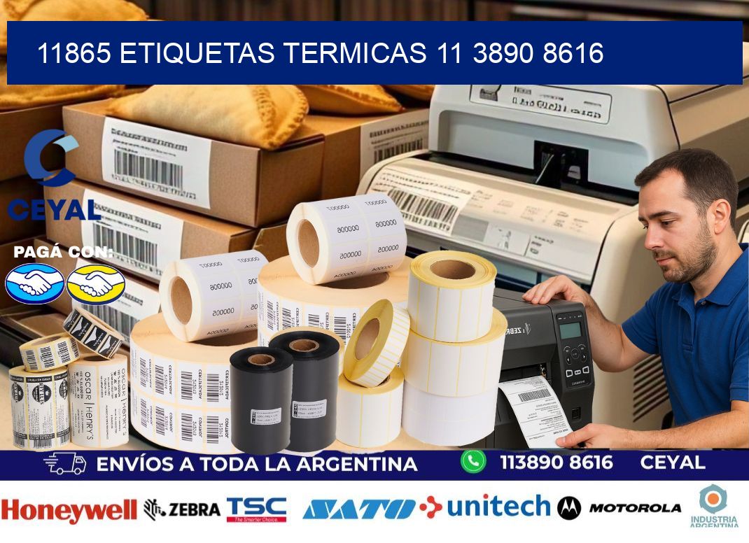 11865 ETIQUETAS TERMICAS 11 3890 8616