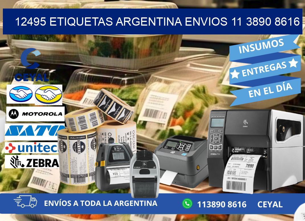 12495 ETIQUETAS ARGENTINA ENVIOS 11 3890 8616