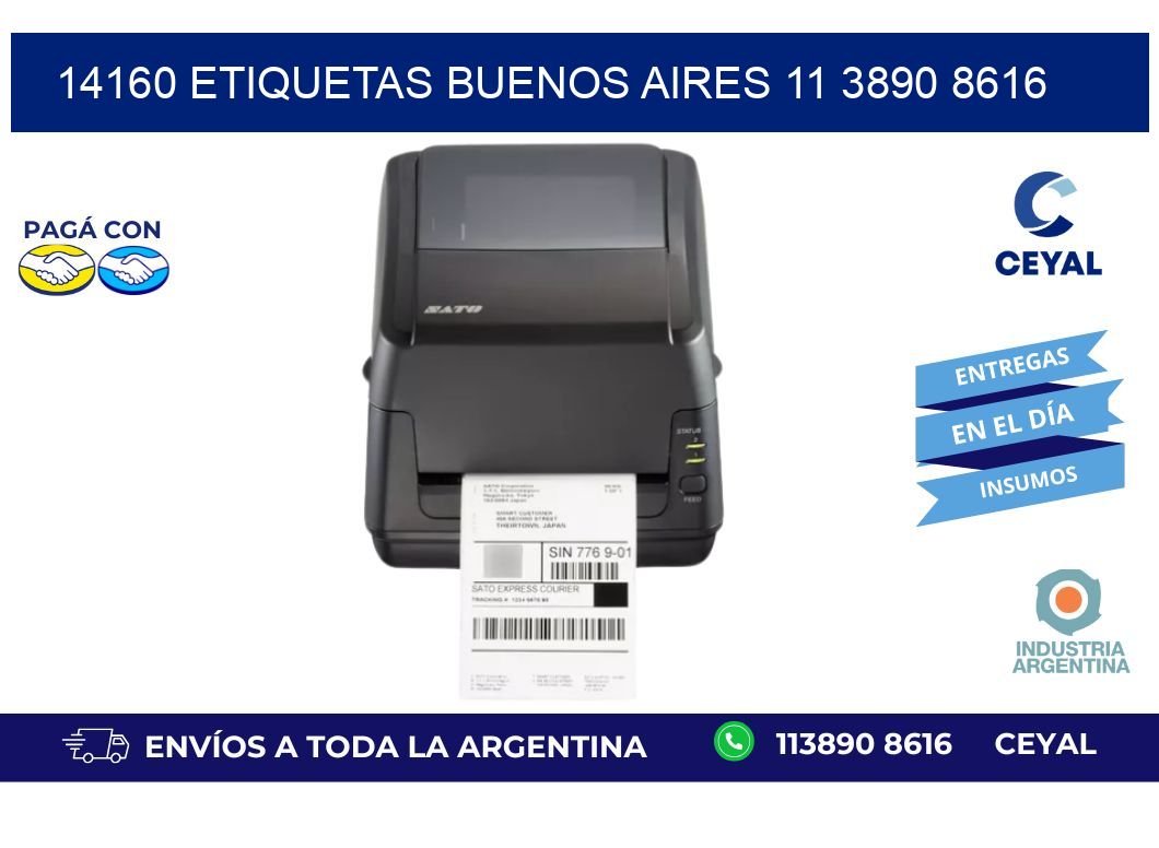 14160 ETIQUETAS BUENOS AIRES 11 3890 8616