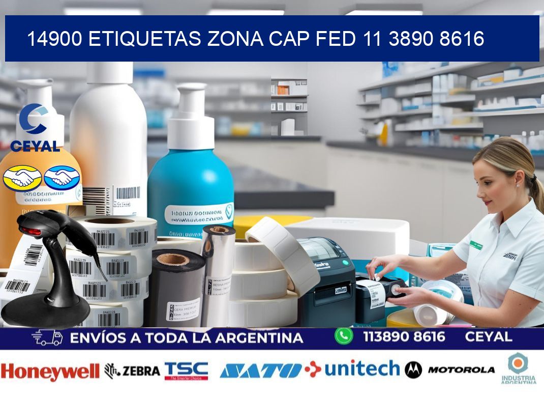 14900 ETIQUETAS ZONA CAP FED 11 3890 8616