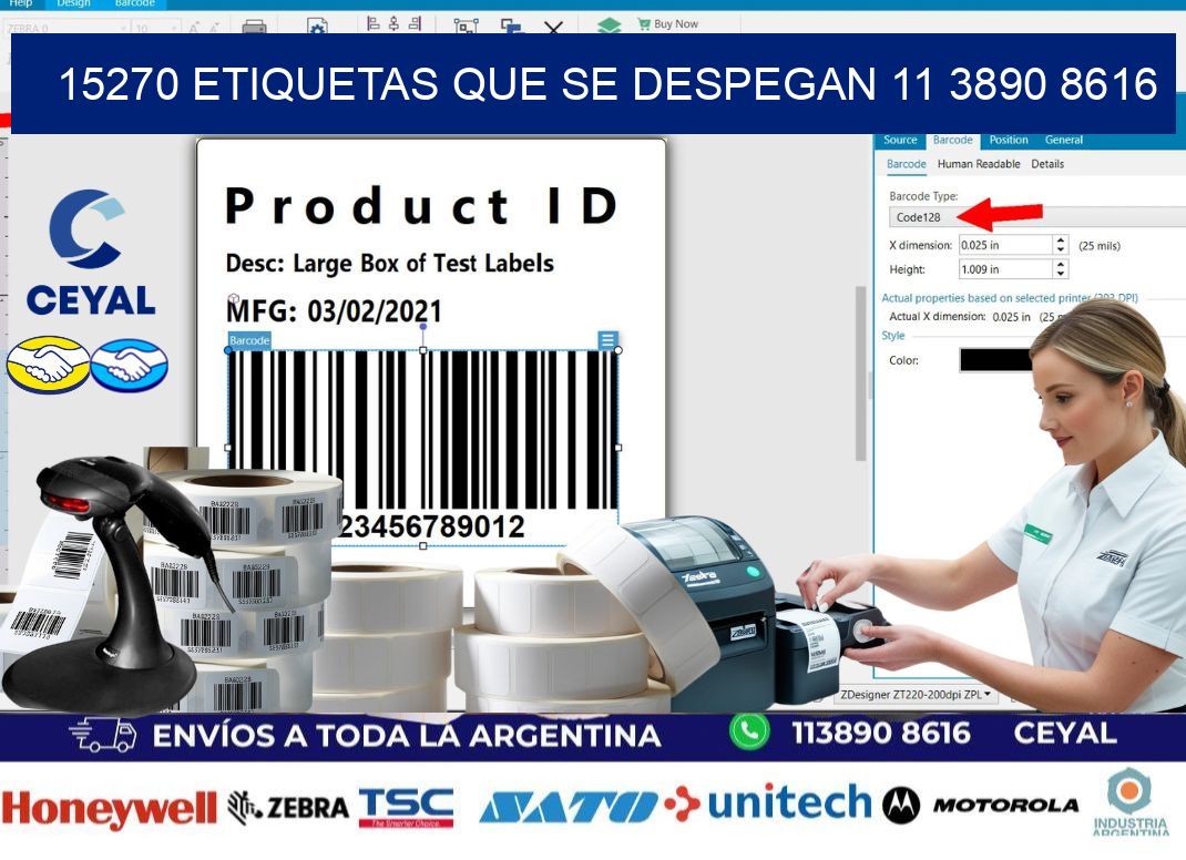 15270 ETIQUETAS QUE SE DESPEGAN 11 3890 8616