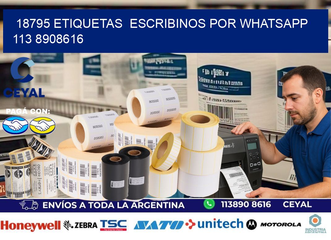 18795 ETIQUETAS  ESCRIBINOS POR WHATSAPP  113 8908616