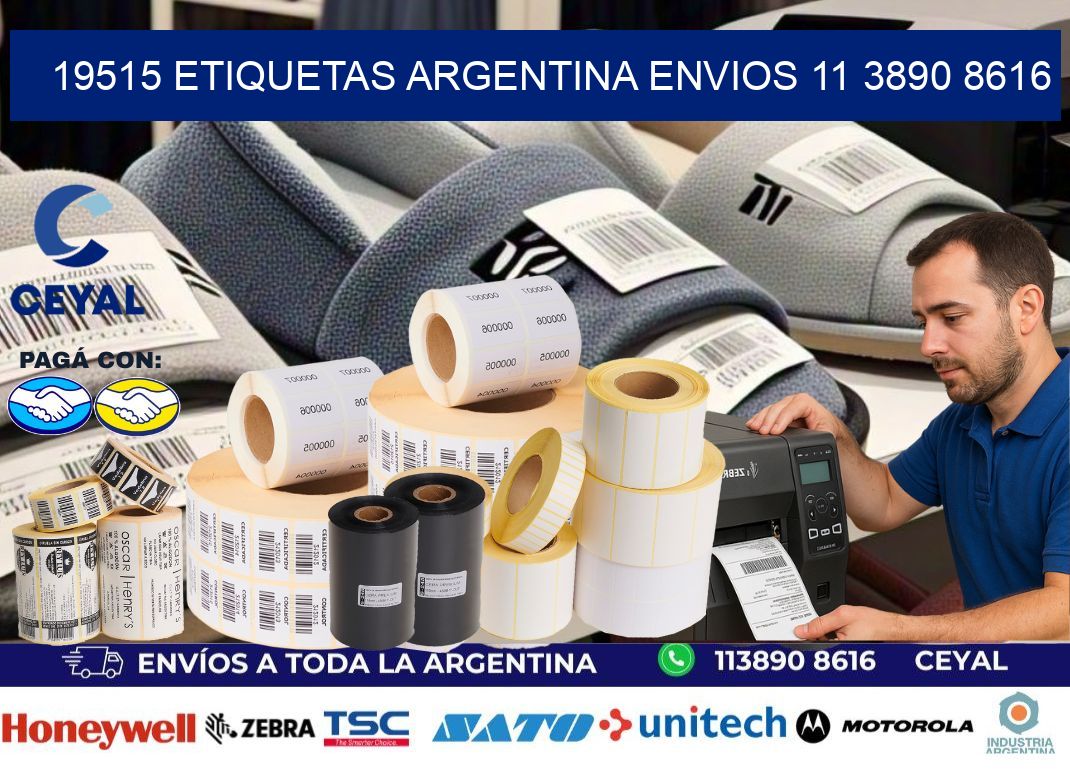 19515 ETIQUETAS ARGENTINA ENVIOS 11 3890 8616