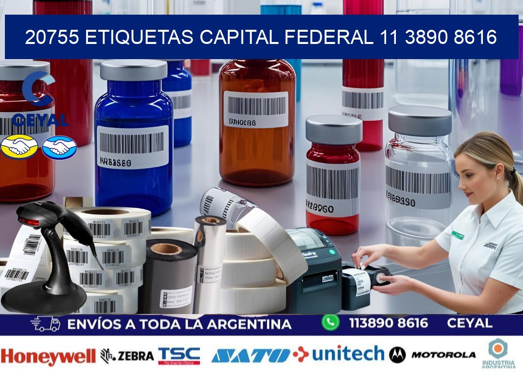20755 ETIQUETAS CAPITAL FEDERAL 11 3890 8616
