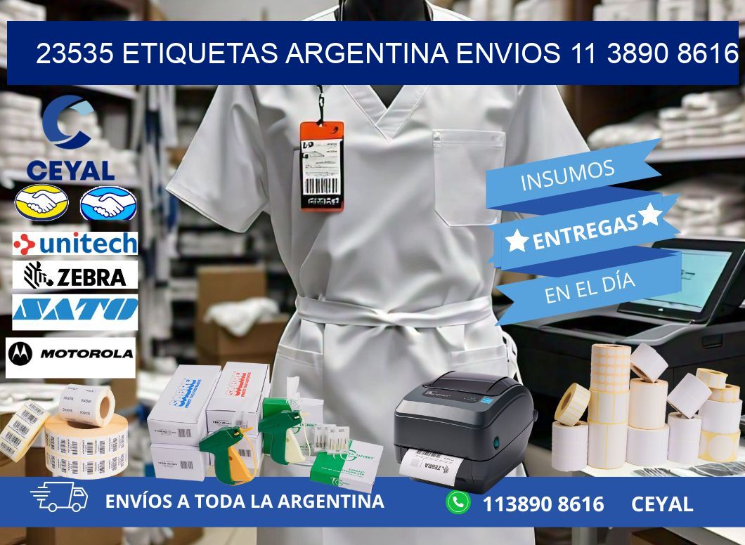 23535 ETIQUETAS ARGENTINA ENVIOS 11 3890 8616
