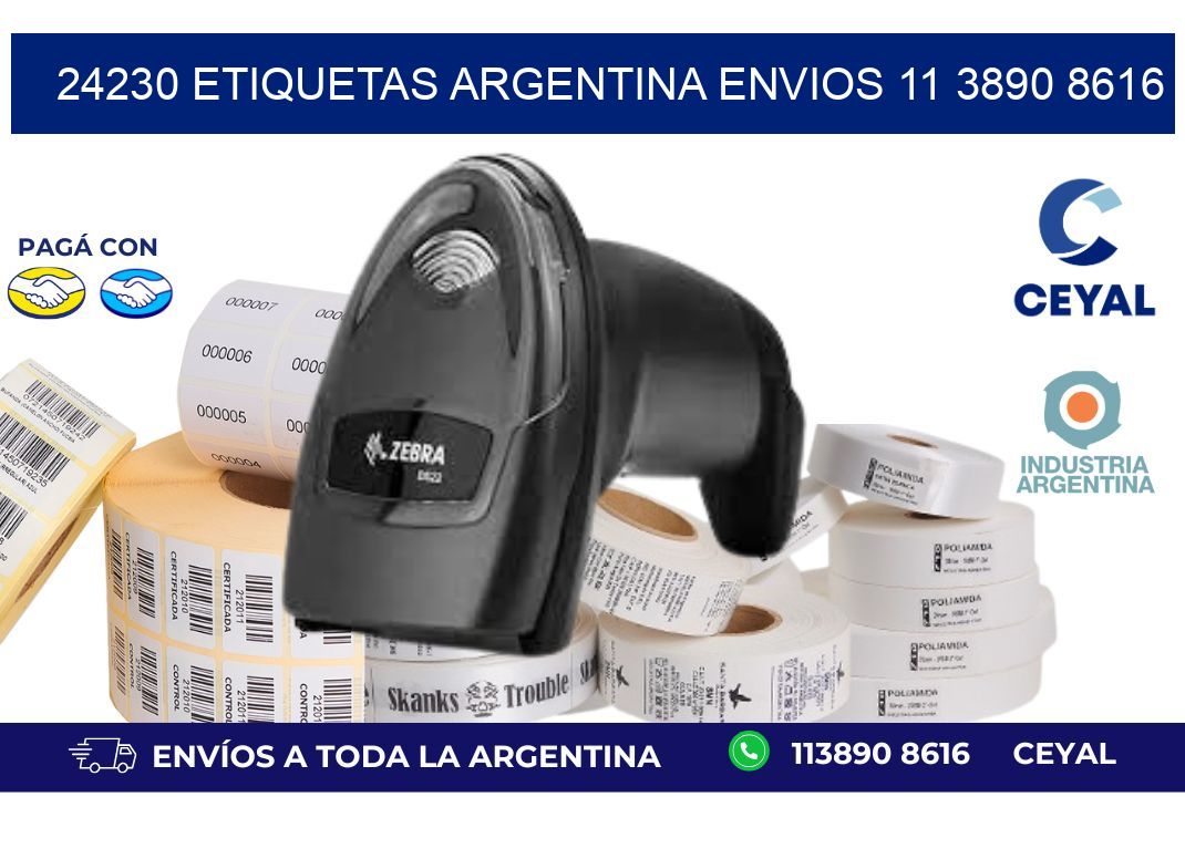 24230 ETIQUETAS ARGENTINA ENVIOS 11 3890 8616