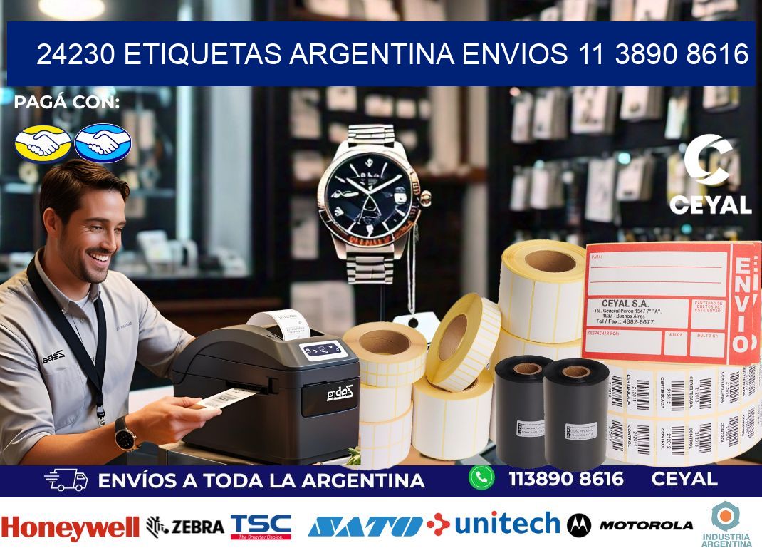 24230 ETIQUETAS ARGENTINA ENVIOS 11 3890 8616