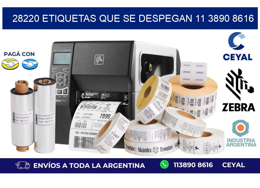 28220 ETIQUETAS QUE SE DESPEGAN 11 3890 8616