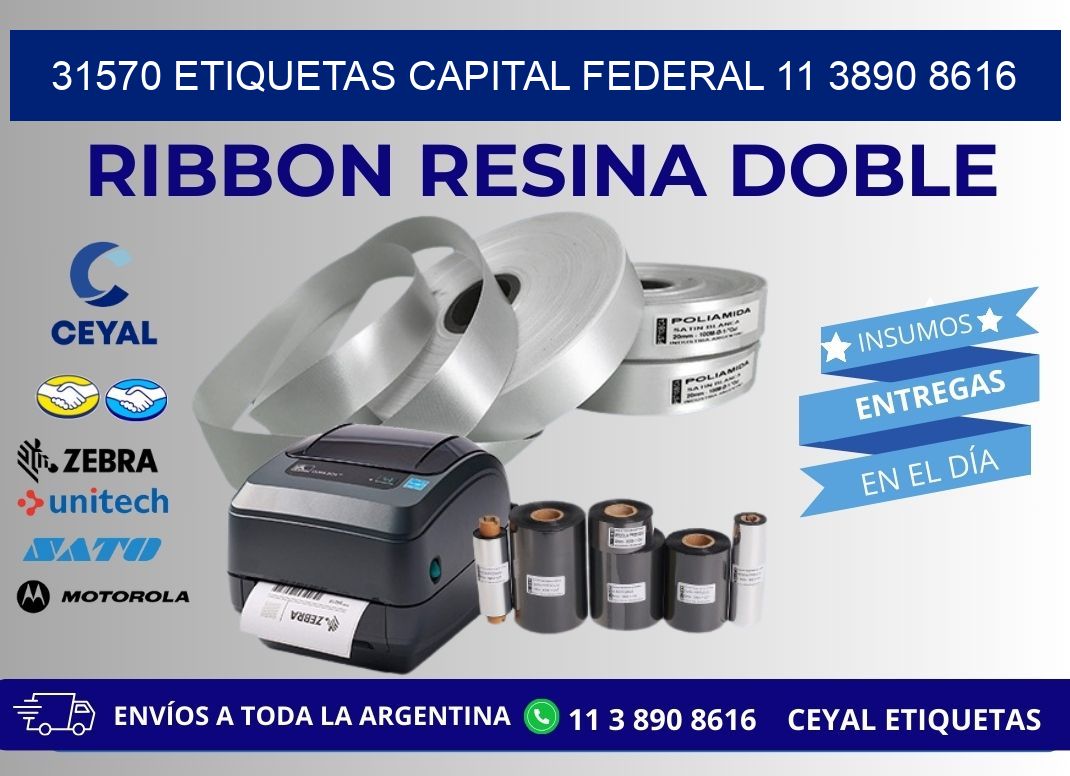 31570 ETIQUETAS CAPITAL FEDERAL 11 3890 8616