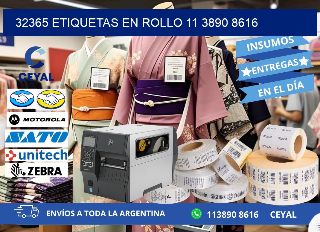 32365 ETIQUETAS EN ROLLO 11 3890 8616