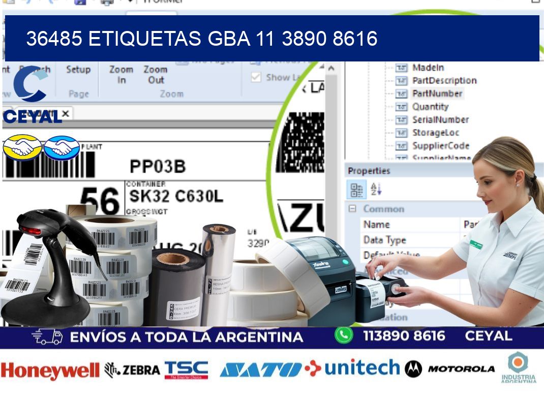 36485 ETIQUETAS GBA 11 3890 8616
