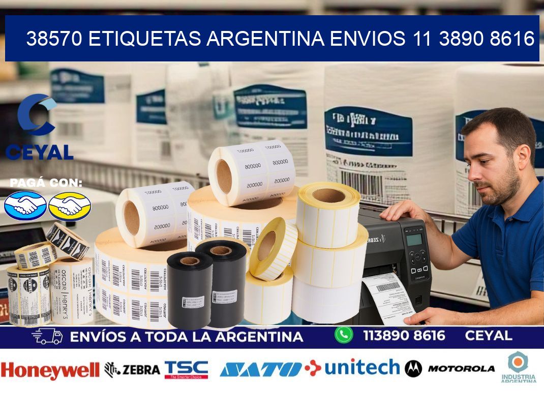38570 ETIQUETAS ARGENTINA ENVIOS 11 3890 8616